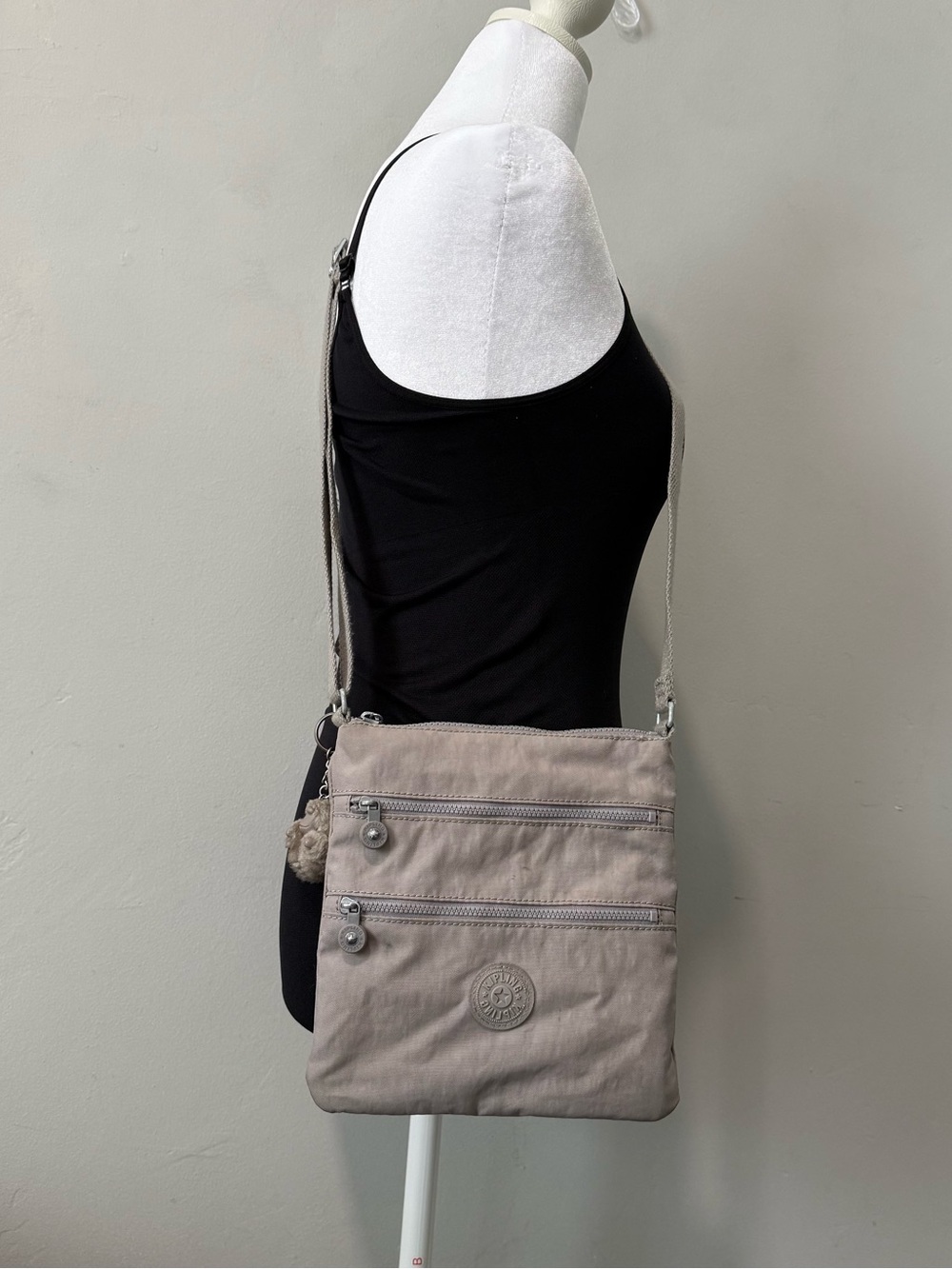 Kipling Small Crossbody Bag in Taupe